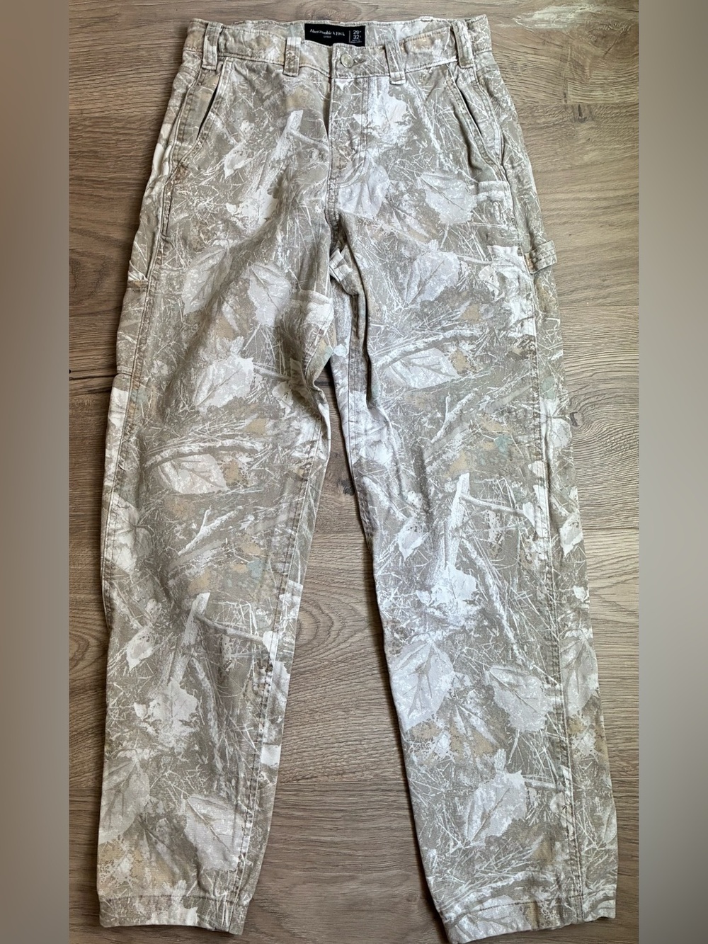 Abercrombie Fitch Real Tree Camo Carpenter Pants Loose Fit Men's 29x32